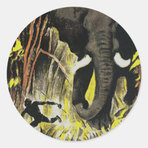 Afrika Classic Round Sticker