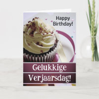 Afrikaans birthday card : gelukkige verjaarsdag