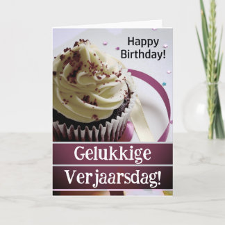 Afrikaans birthday card : gelukkige verjaarsdag