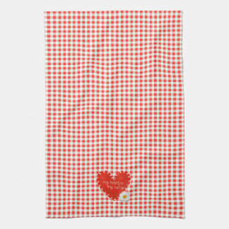 Afrikaanse Liefde / Romanse - My Hartjie My Liefie Tea Towel
