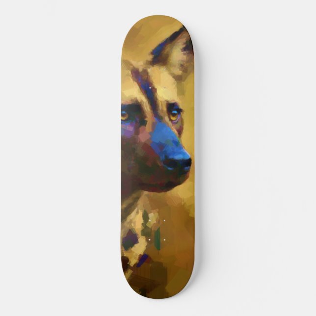 Afrikaanse Wilde Hond Skateboard (Front)