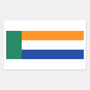 Afrikaner People ethnic Flag Rectangular Sticker