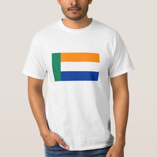Afrikaner People ethnic Flag T-Shirt (Front)