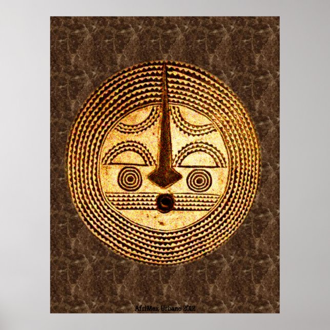 AfriMex Urbano Burkino Faso Mask Poster (Front)