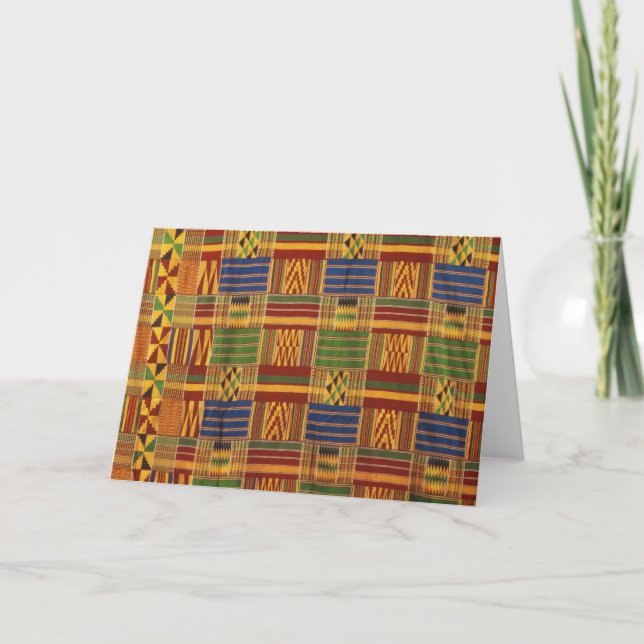 AfriMex Urbano Kente Card (Front)