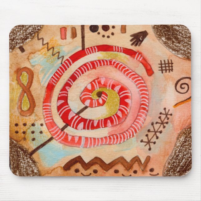 Afrique Mouse Mat (Front)