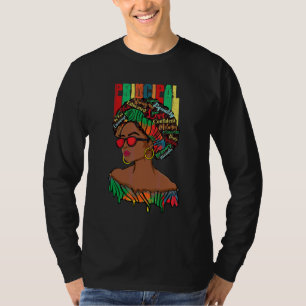 Afro African Principal Black History Month Back To T-Shirt