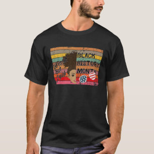 Afro Ame Black History Month Different but Equal T-Shirt