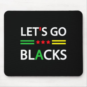 Afro American Afrocentric Black History Lets Go B Mouse Mat