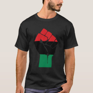 Afro-American Fist Salute African Heritage Symbol  T-Shirt