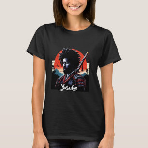 Afro American Samurai Japanese Style Bushido Art D T-Shirt