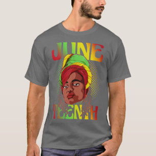 Afro American Women Freedom US Black History Junet T-Shirt