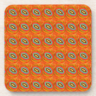 AFRO ART DESIGN ABSTRACT COASTER