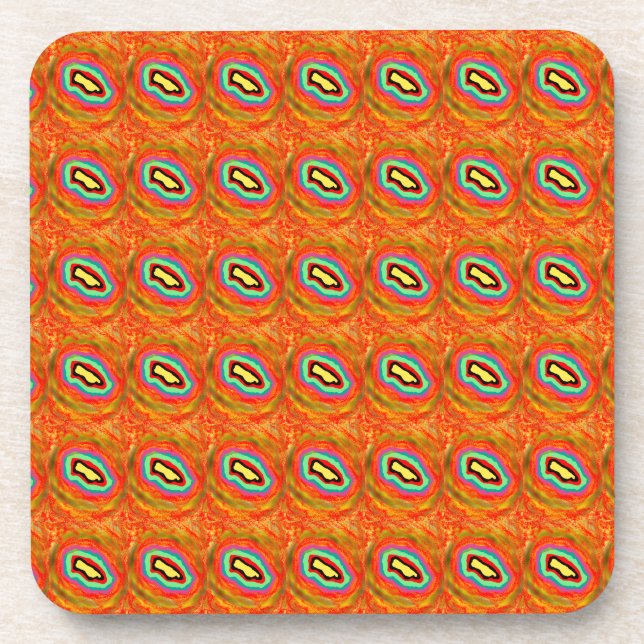 AFRO ART DESIGN ABSTRACT COASTER (Front)
