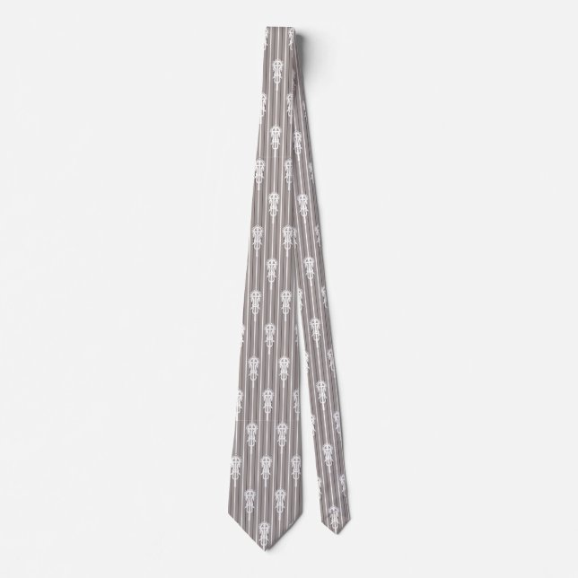 Afro Aygebam Lalibela Cross Pattern Tie (Front)