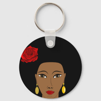 Afro Beauty Keychain