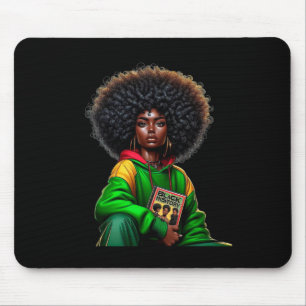 Afro Black Queen Africa Colour - Black History Mon Mouse Mat