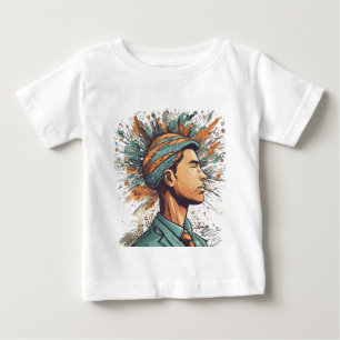 Afro Boho Queen – Colorful Artistic Baby T-Shirt