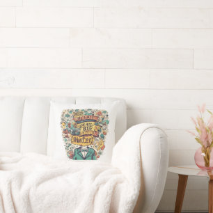 Afro Boho Queen – Colorful Artistic Cushion