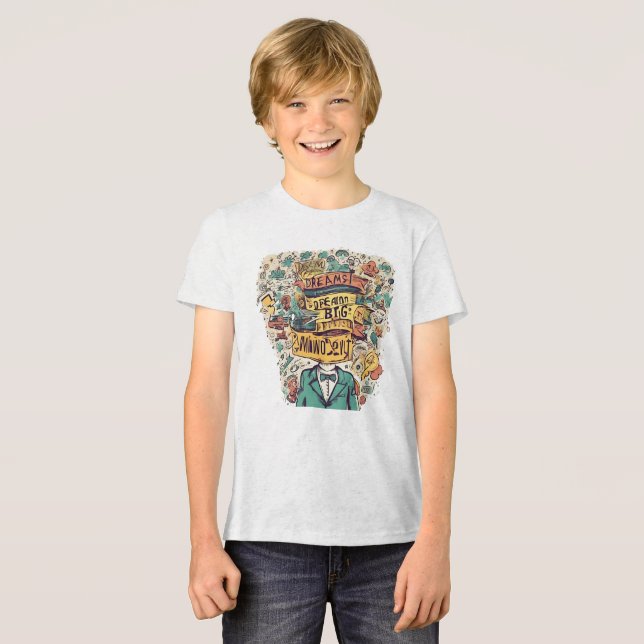 Afro Boho Queen – Colorful Artistic Tri-Blend Shirt (Front Full)