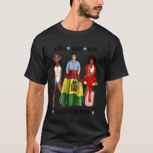 Afro Bolivian Princess African Afro Bolivian flag T-Shirt