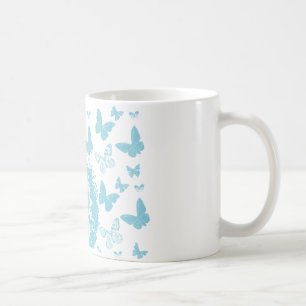 Afro, Butterflies and Sunglasses Coffee Mug