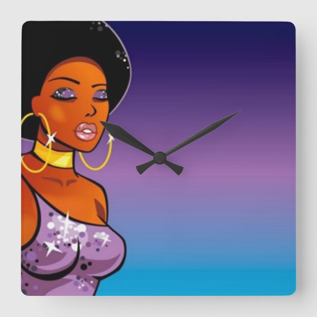 Afro-centric Wall Clock (Front)