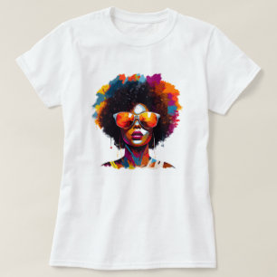 Afro Chic Sunglasses T-Shirt