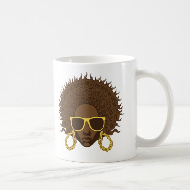 Afro Cool Coffee Mug (Right)