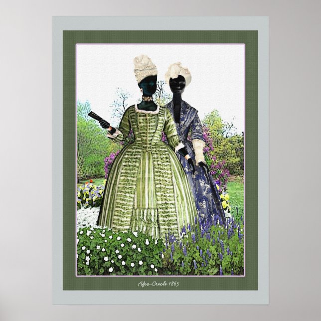 Afro-Creole 1865 Poster (Front)