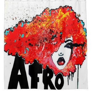Afro Crush Shower Curtain