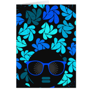 Afro Diva Blue
