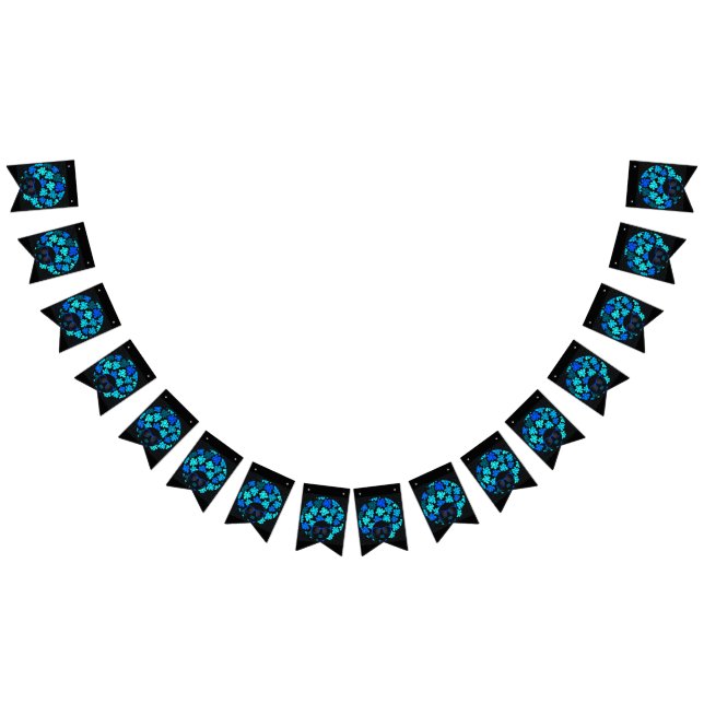 Afro Diva Blue  Bunting (All)