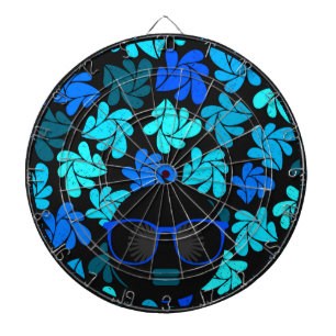 Afro Diva Blue Dartboard