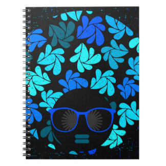 Afro Diva Blue Notebook