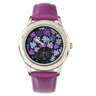 Afro Diva Purple Watch