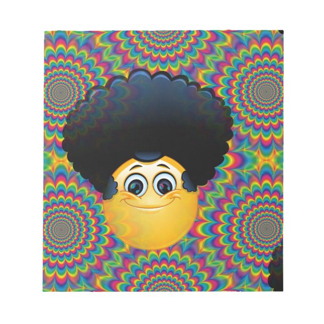 afro emojis notepad (Front)