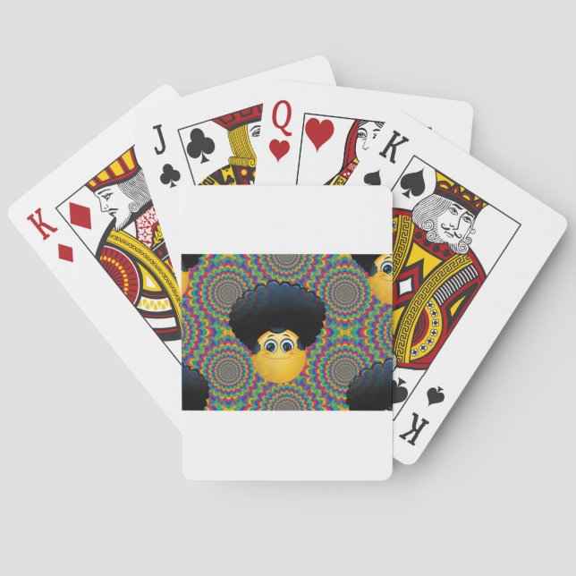 afro emojis playing cards (Back)