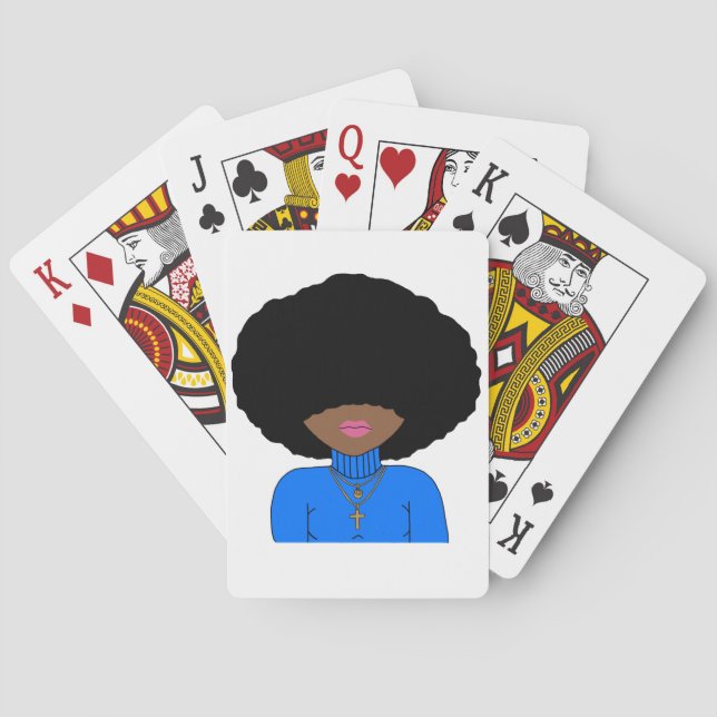 Afro Empowerment Playing Cards (Back)