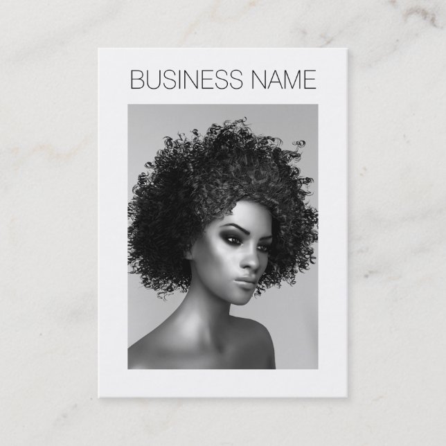 Afro Fashion Business Card (Front)