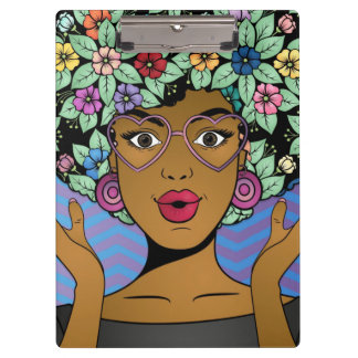 Afro Garden Clipboard