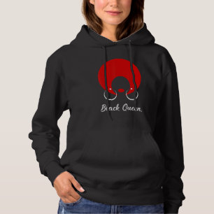 Afro Girl African Quote Graphic  Black History Mon Hoodie