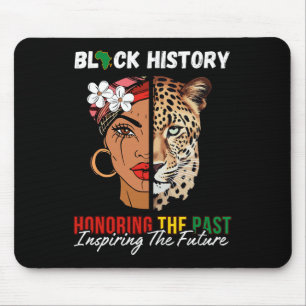 Afro Girl Honouring Past Inspiring Future Black Hi Mouse Mat