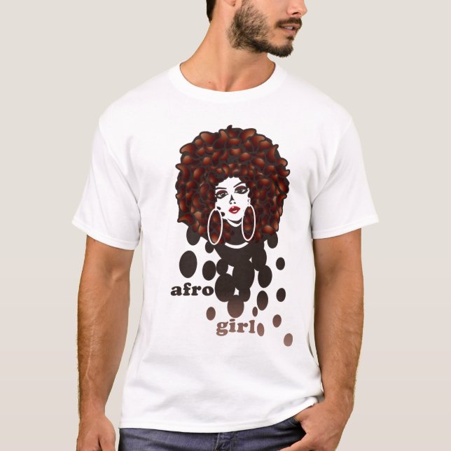 afro girl T-Shirt (Front)