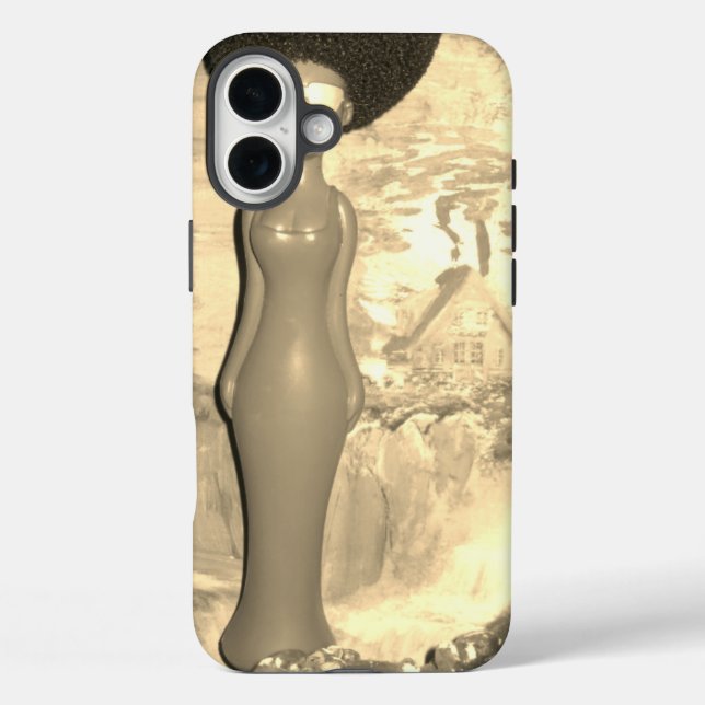 Afro Glam: A Timeless Beauty Case-Mate iPhone Case (Back)