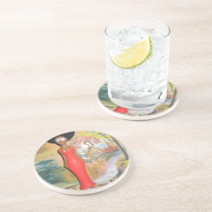 Afro Glam: A Timeless Beauty Coaster