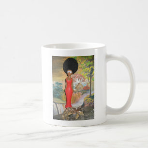 Afro Glam: A Timeless Beauty Coffee Mug