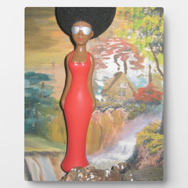 Afro Glam: A Timeless Beauty Plaque (Front)