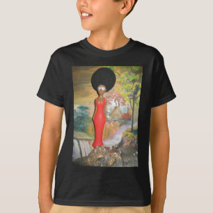 Afro Glam: A Timeless Beauty T-Shirt