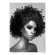 Afro Hair 3D Illustration